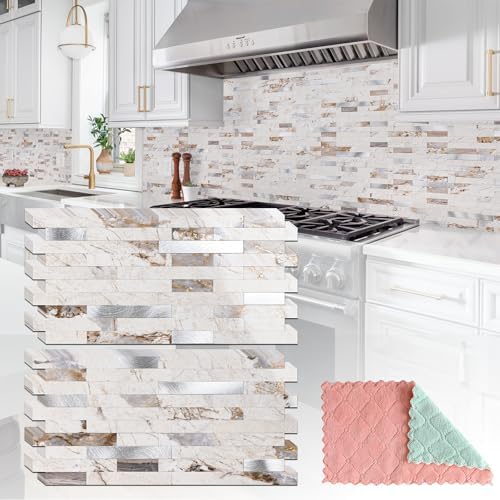 StyloVue 20 Sheets Peel and Stick Backsplash by StyloVue