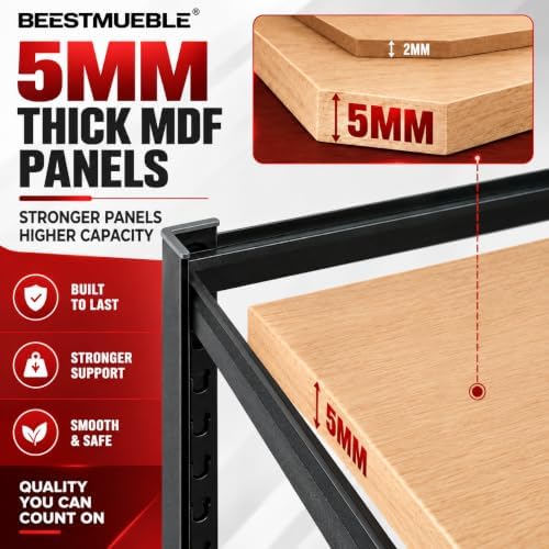 Garage Shelving, 3000 LBS Heavy Duty Metal Storage Shelves - Image 5