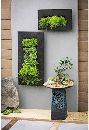 Modern Home Living Wall Galvanized Steel/Zinc Succulent Planter, Wall Mounted - Image 7