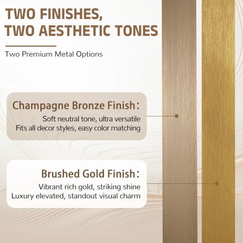 ANDY STAR 24X32 Inch Champagne Bronze Scalloped Mirror - Image 5