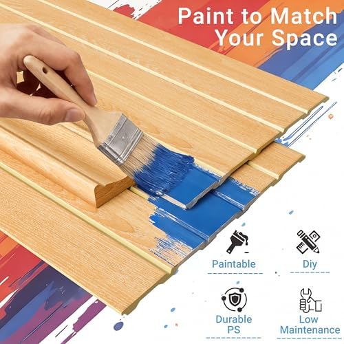 Wainscoting Panels, PS Beadboard Wall Panel Kit - Image 5