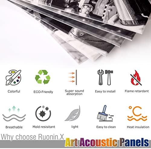 Decorative Acoustic wall Art panels, Sound Absorbing panels. - Image 6
