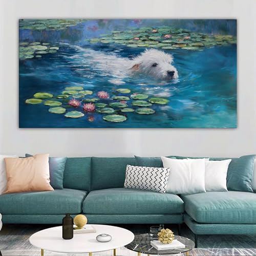 Dog Monet Wall Art with - Image 3