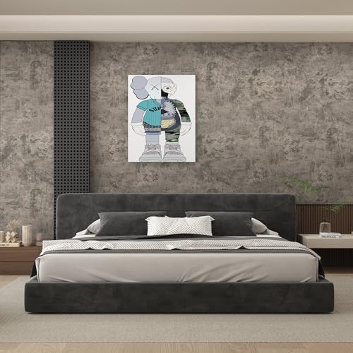 JSEVEM 48"×354" Light Brown Concrete Wallpaper Peel and Stick Industrial Beige - Image 4