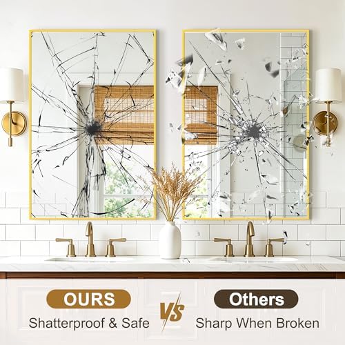 Rectangular Bathroom Mirror - Image 6