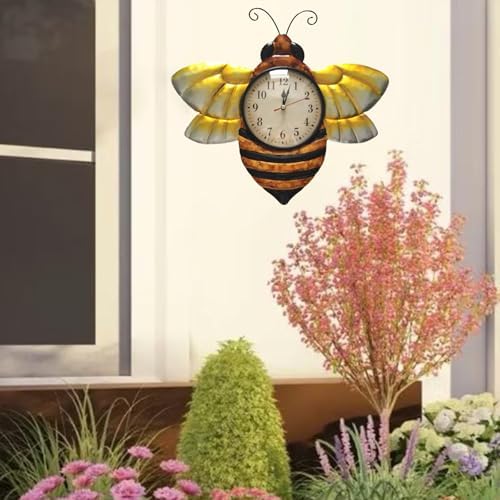 TXYS Bee Clock for Wall Decor Honeybee Outdoor Clocks and Indoor Decorative Art - Image 3