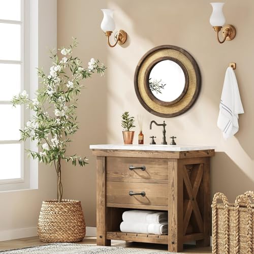 JJUUYOU Circle Wall Mirror - Image 7
