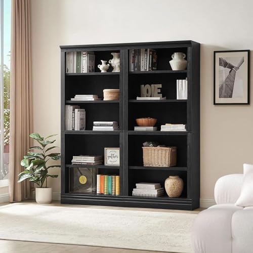 JAHRSTIM Halston Standard 5-Tier Tall Bookshelf Shelving Unit - Image 5