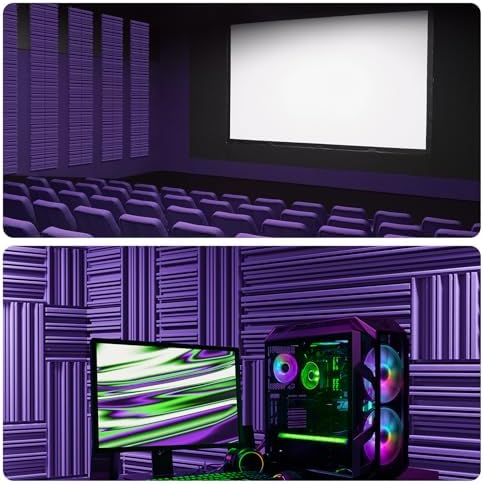 12 Pack Acoustic Foam Panels for Walls, Self-Adhesive Soundproofing Padding - Image 6