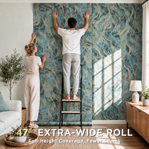 Peel and Stick Foam Wall Mural Roll 47.27" Extra Wide, 9.19 Ft Long - Image 2