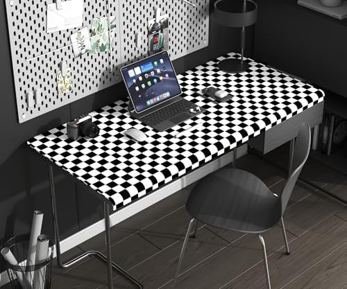 OSECAGE Modern Peel and Stick Wallpaper Checkered Contact Paper 17.7"x984" - Image 7