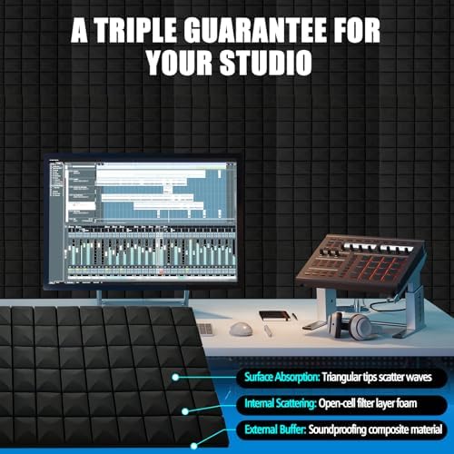 4 Pack Acoustic Foam Panels - Image 4