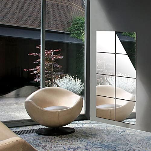 Fantasyon 10 Pieces Flexible Mirror Sheets, Self Adhesive Decorative Plastic - Image 5