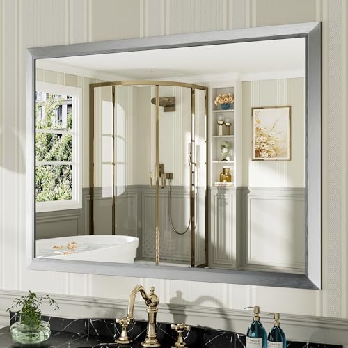 Briivue Bathroom Wall Mirror, 48x36 Inch by Briivuemodernmirrors