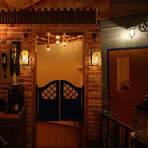 Rustic Mason Jar Sconces Wall Decor - Image 5