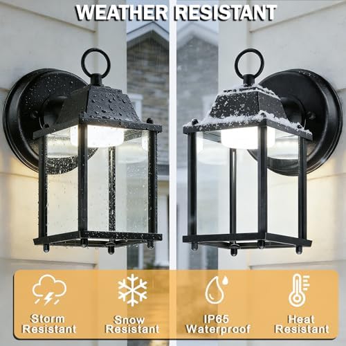 LIT-PaTH Outdoor Wall Light Fixture, LED 5000K, 1 Pack - Image 4