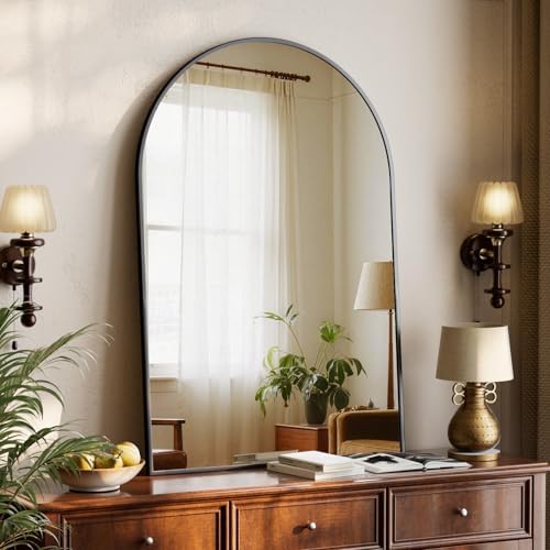 XRAMFY 32"x48" Arched Bathroom Mirror - Image 2