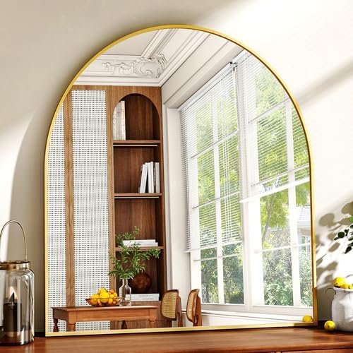 XRAMFY 31"x32" Arched Wall Mirror - Image 2