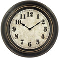 45MinST 18 Inches Retro Wall Clock, Silent Non Ticking Battery Operated Movement by 45MinST