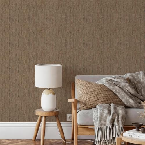 JiffDiff Woven Wallpaper Peel and Stick 17.3" x 1200" Colorful Paint Grasscloth - Image 3