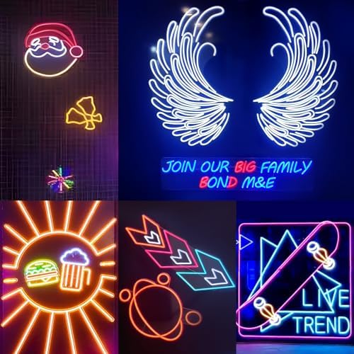 KANTUTOE LED Neon Rope Lights, 19.68ft RGB LED Light Strip, 24V Music Sync - Image 5