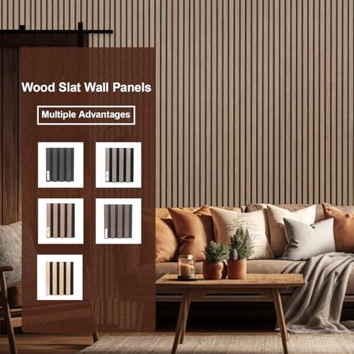 NeatiEase Wood Wall Panels Color Samples Pack, Acoustic Slat Wall Panels - Image 4