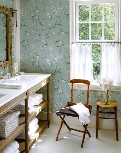 Peel and Stick Wallpaper Farmhouse Wild Floral Peel and Stick Wall Paper French - Image 5
