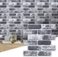 Commomy Faux Brick Peel and Stick Tiles 10 pcs of 11.8" x 11.8" by CommomyDecor