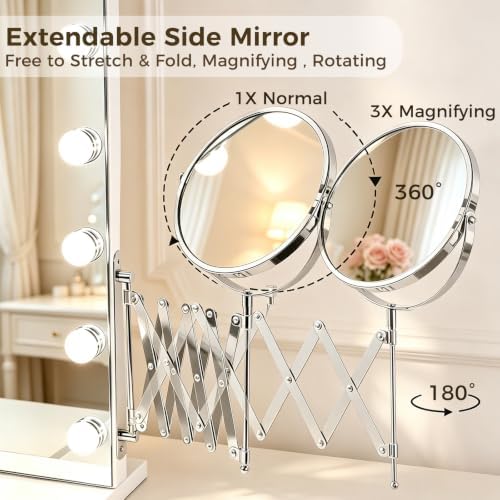 FENCHILIN Large Vanity Mirror - Image 3
