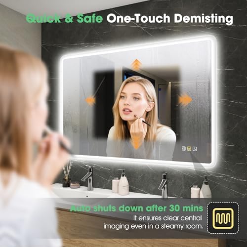 S'bagno 40"x28" LED Bathroom Mirror - Image 2