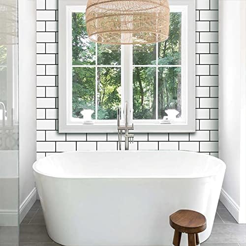 STICKGOO 10-Sheet Backsplash Peel and Stick Subway Tile, Self Adhesive Vinyl - Image 6