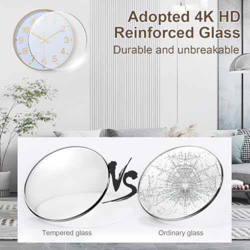 Wall Clocks Battery Operated, 14Inch Silent Wall Clock - Image 5