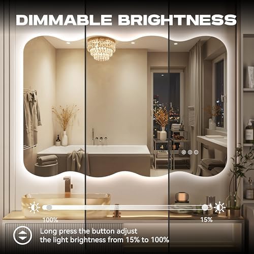 Hasipu 55"x30" Wavy Mirror - Image 5