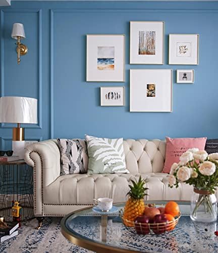 Ismoon 15.7"X118"Blue Contact Paper Matte Blue Wallpaper Peel and Stick - Image 4