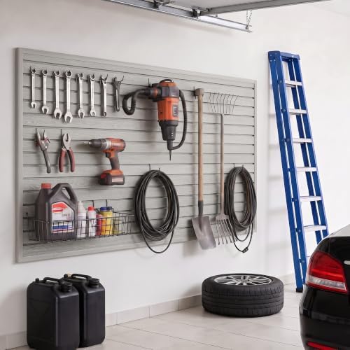 SMARTSTANDARD PVC Slatwall Panel 4x8 FT, PVC Garage Wall Organizer System - Image 4
