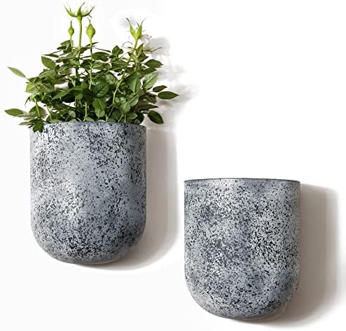 LA JOLIE MUSE Wall Planters for Indoor Plants, Hanging Flower Pots, 2 Pack by LaJol%C3%ADeMuse
