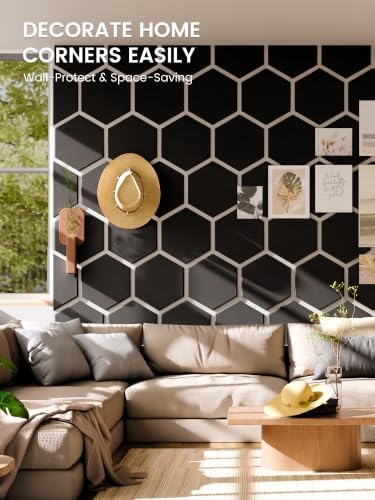 Fluxynara 8-Pack Hexagon Felt Bulletin Board Tiles - Image 4
