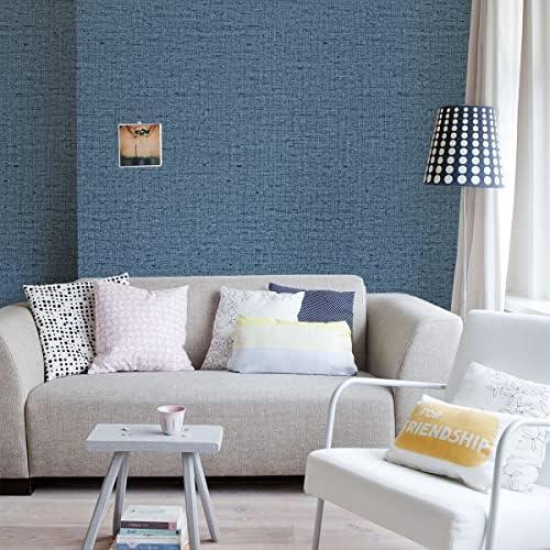 Blue Peel and Stick Wallpaper Removable 236inch Vinyl Stick on Decor Paper - Image 5