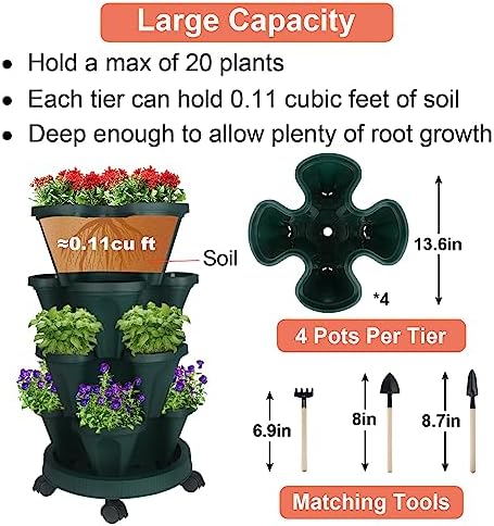 GameXcel Vertical Planter Tower - Image 5