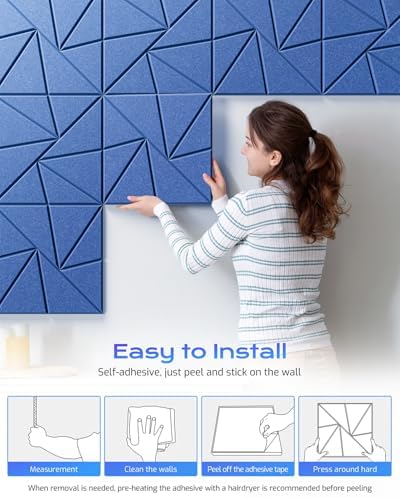 12 Pack Acoustic Panels, Sound Proof Foam Panels - Image 6