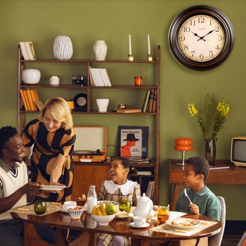 Crosstime 18 Inch Vintage Large Wall Clock - Image 4