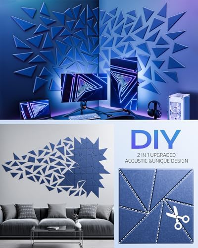 12 Pack Acoustic Panels, Sound Proof Foam Panels - Image 5