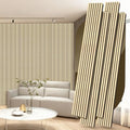 4 Pack Wood Panels for Wall, 106.3" × 11" Wood Slat Acoustic Panels, Soundproof by Ritollo