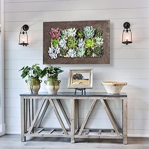 Vandue Modern Home Living Wall Galvanized Steel/Zinc Succulent Planter - Image 6