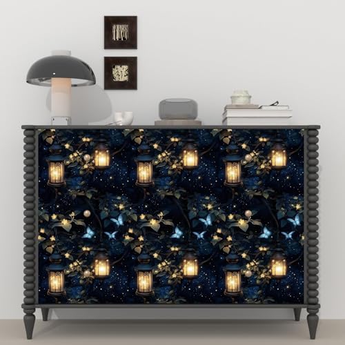 Laatse Dark Floral Black Forest Wallpaper Peel and Stick 17.5''x118'' - Image 2