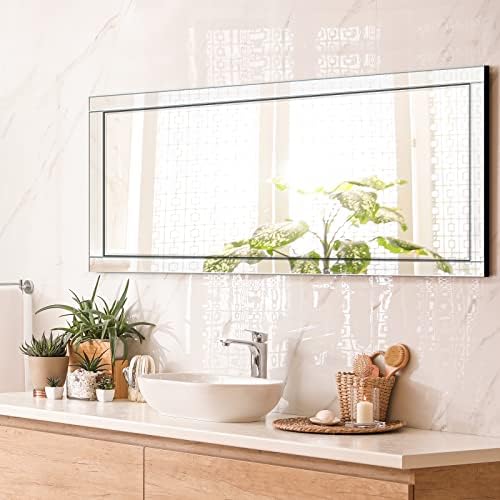 Syndra 65''x24'' Full Length Wall Mirror, Large Rectangle Mirrors - Image 2