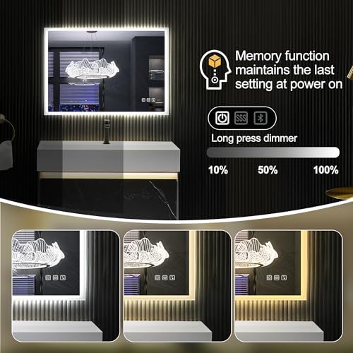 SBAGNO 24''x32'' LED Bathroom Mirror - Image 6