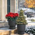 Autodaya 16.8" Urn-Style Planters Set of 2 by Unknown