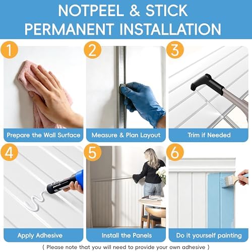 Wainscoting Panels, PS Board and Batten Wall Panel Kit - Image 4