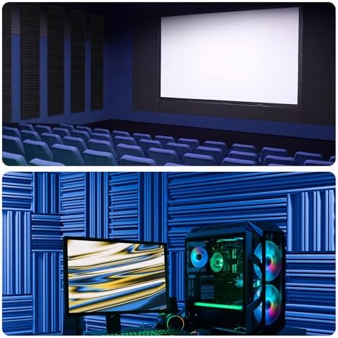 12 Pack Acoustic Foam Panels for Walls, Self-Adhesive Soundproofing Padding - Image 6